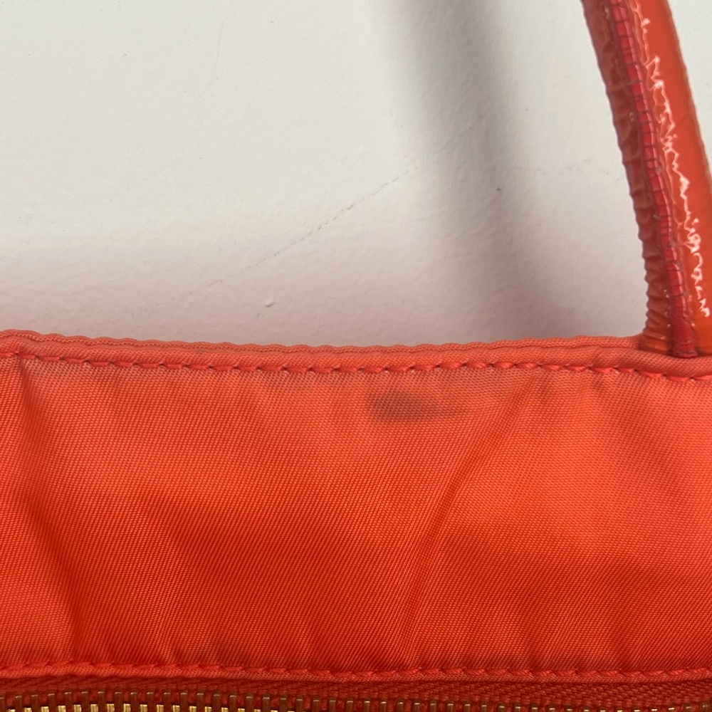 Prada Orange Nylon Tessuto City Tote - Picture 9 of 16